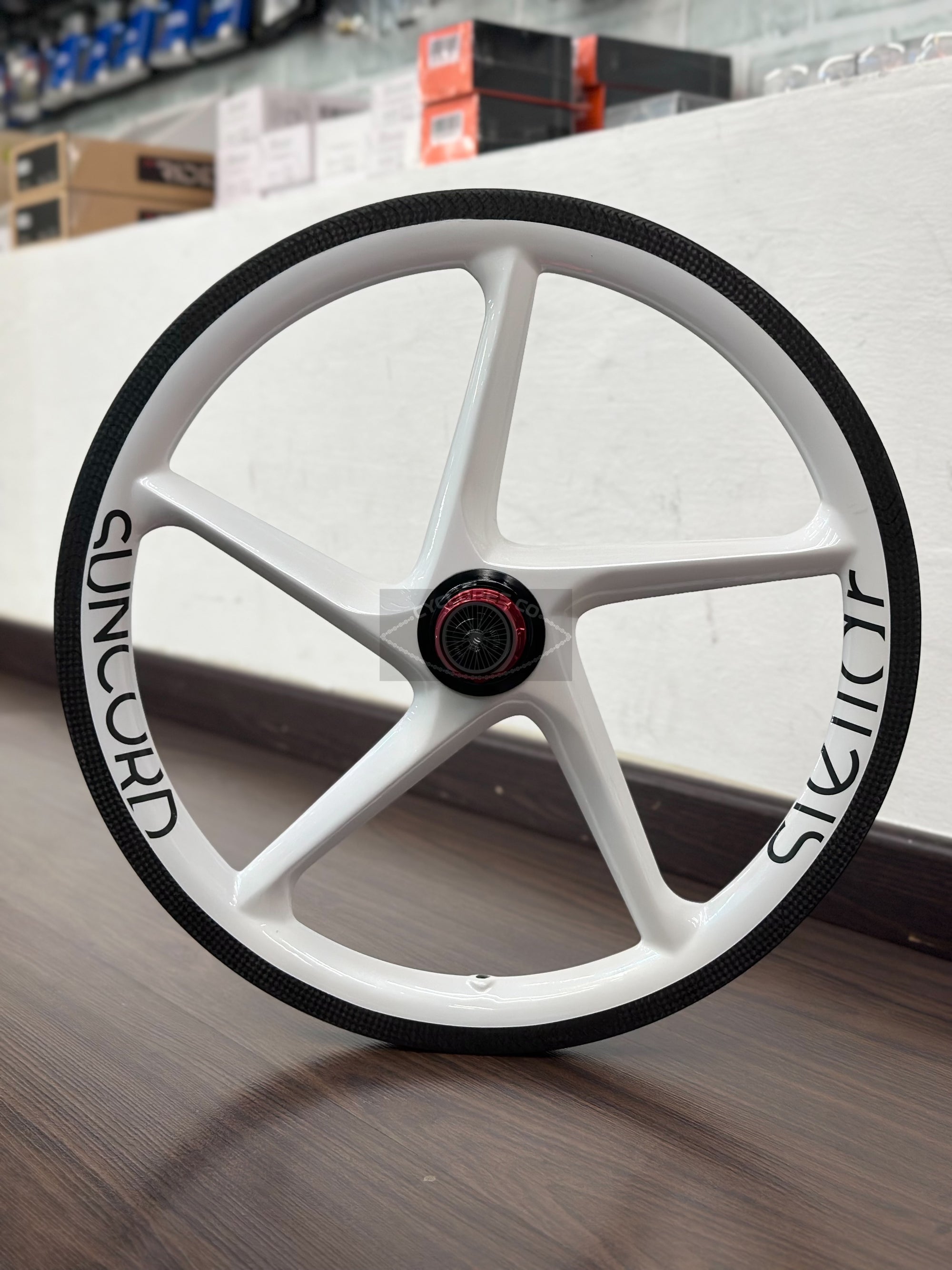 Suncord 7 speed Carbon Rim Wheelset for Brompton