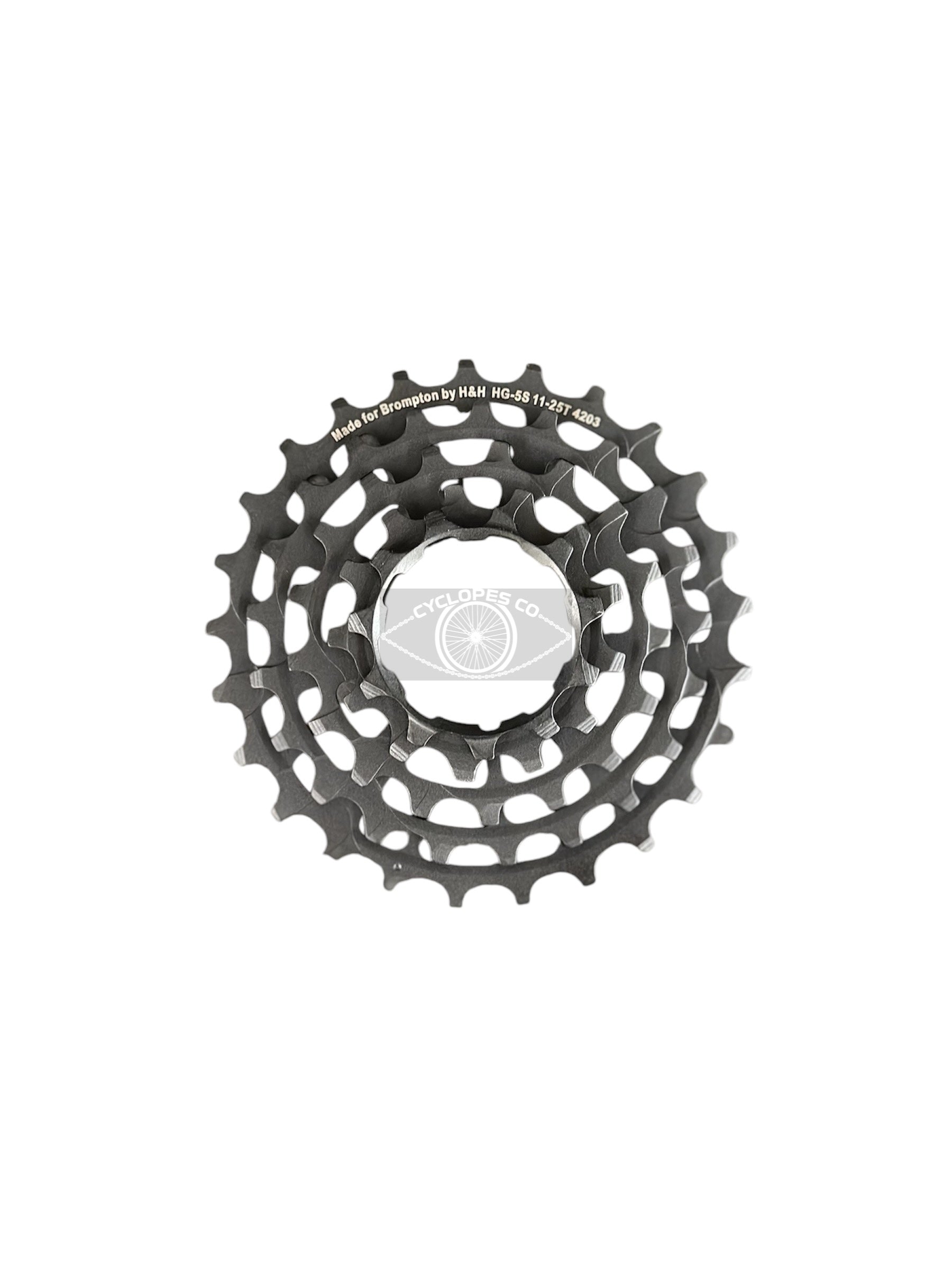 H&H 5-Speed Cassette 11T-25T – Cyclopes Co - Main Image