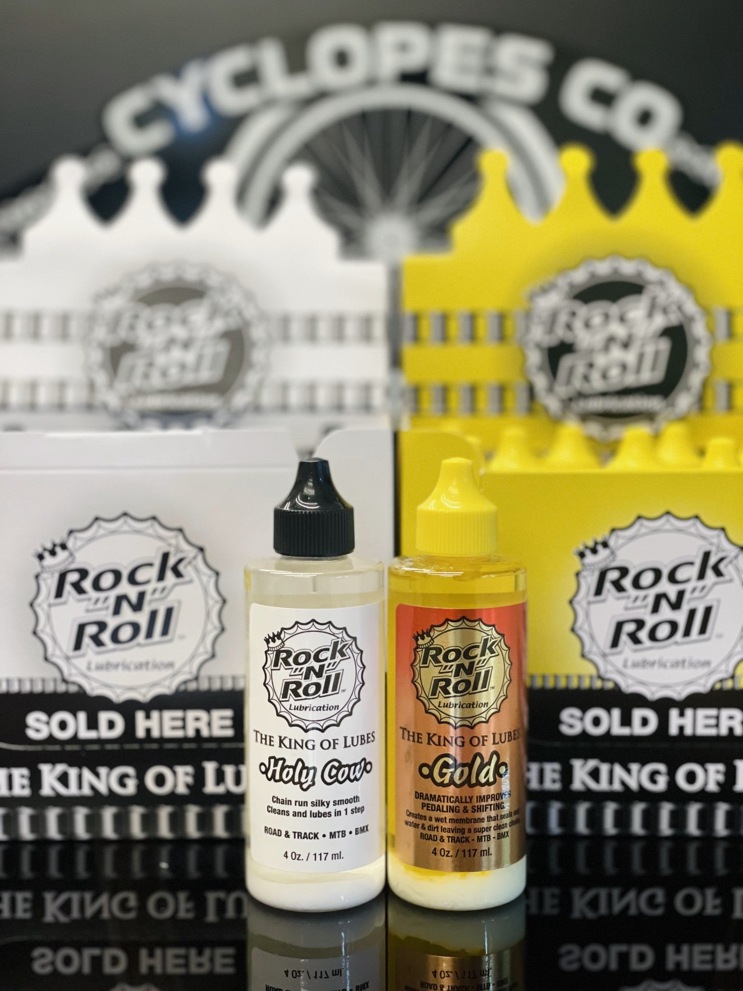 Holy Cow Rock And Roll Bike Lube Rock N Roll Gold/Gold Kit (480ml