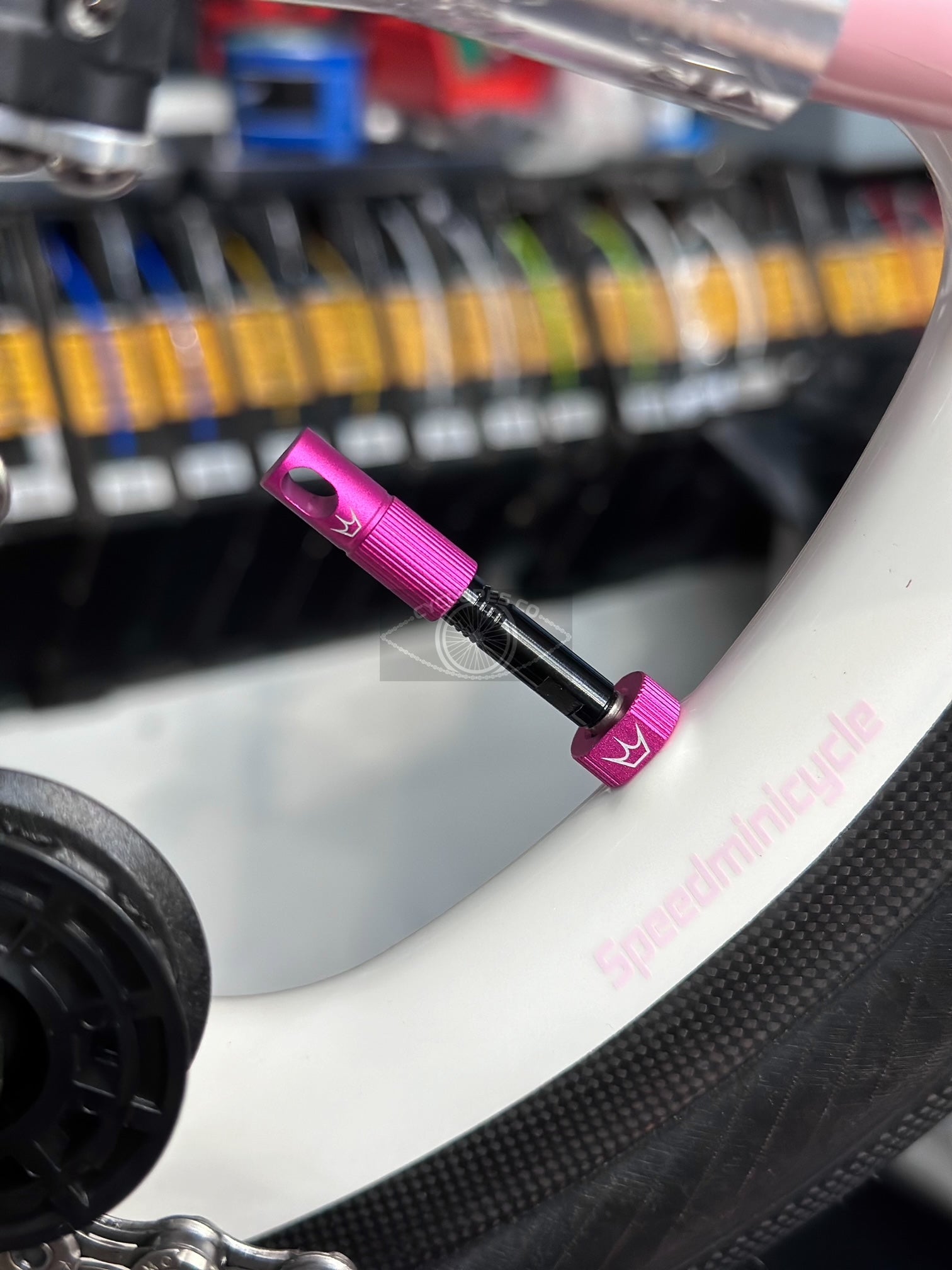 Peaty's x Chris King MK2 Tubeless Valve Accessory Kit