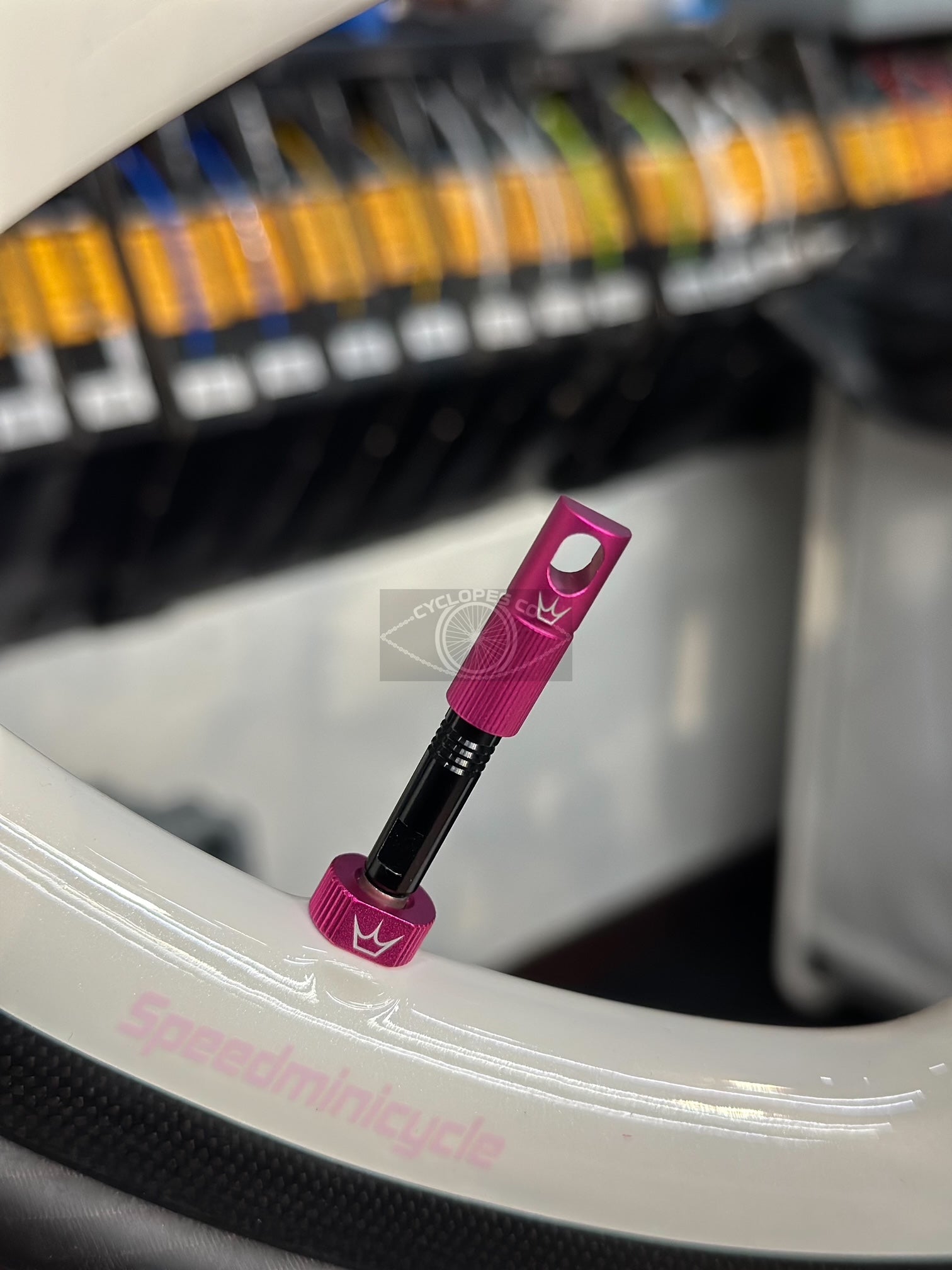 Peaty's x Chris King MK2 Tubeless Valve Accessory Kit