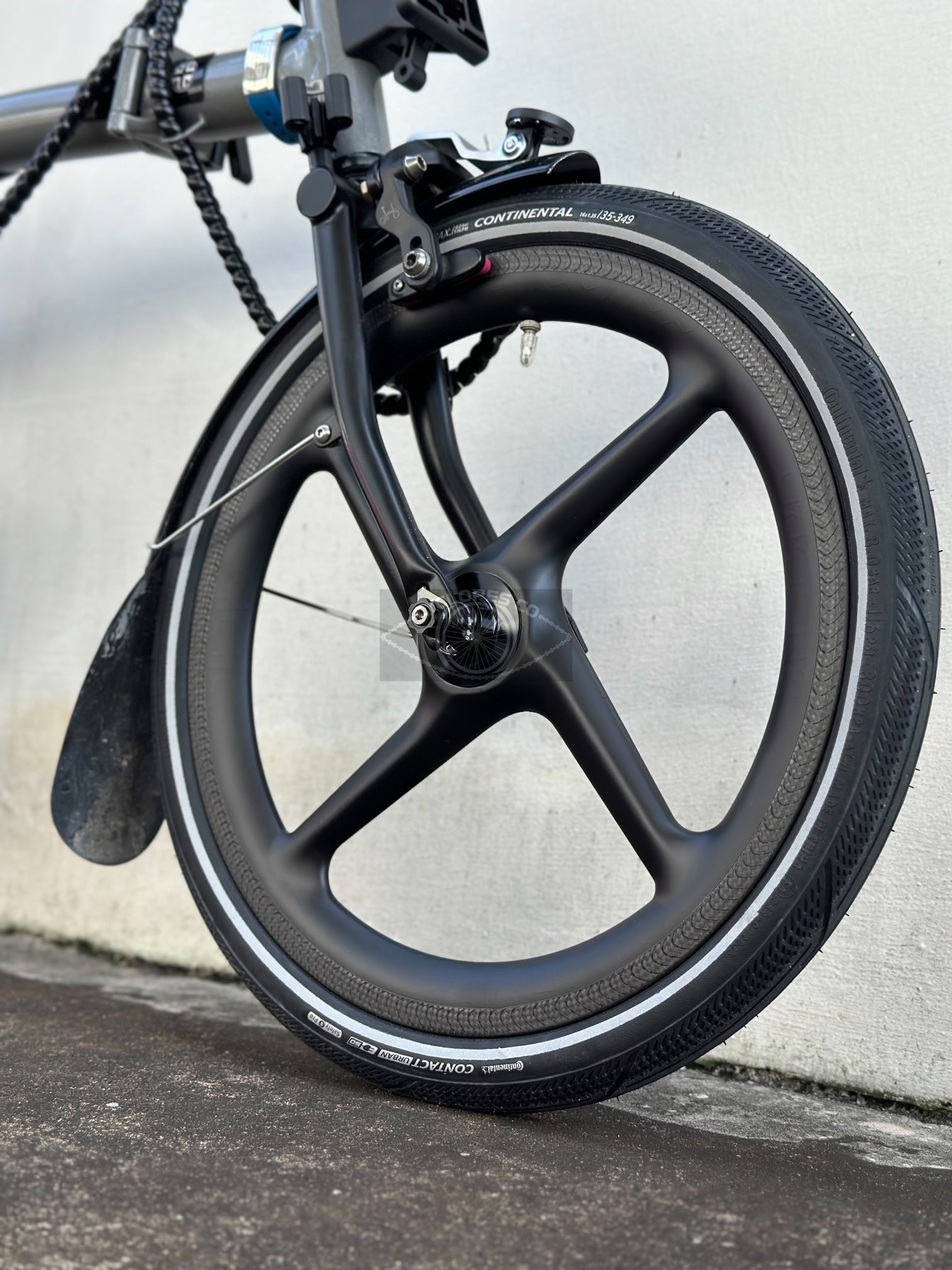 Suncord 7 speed Carbon Rim Wheelset for Brompton