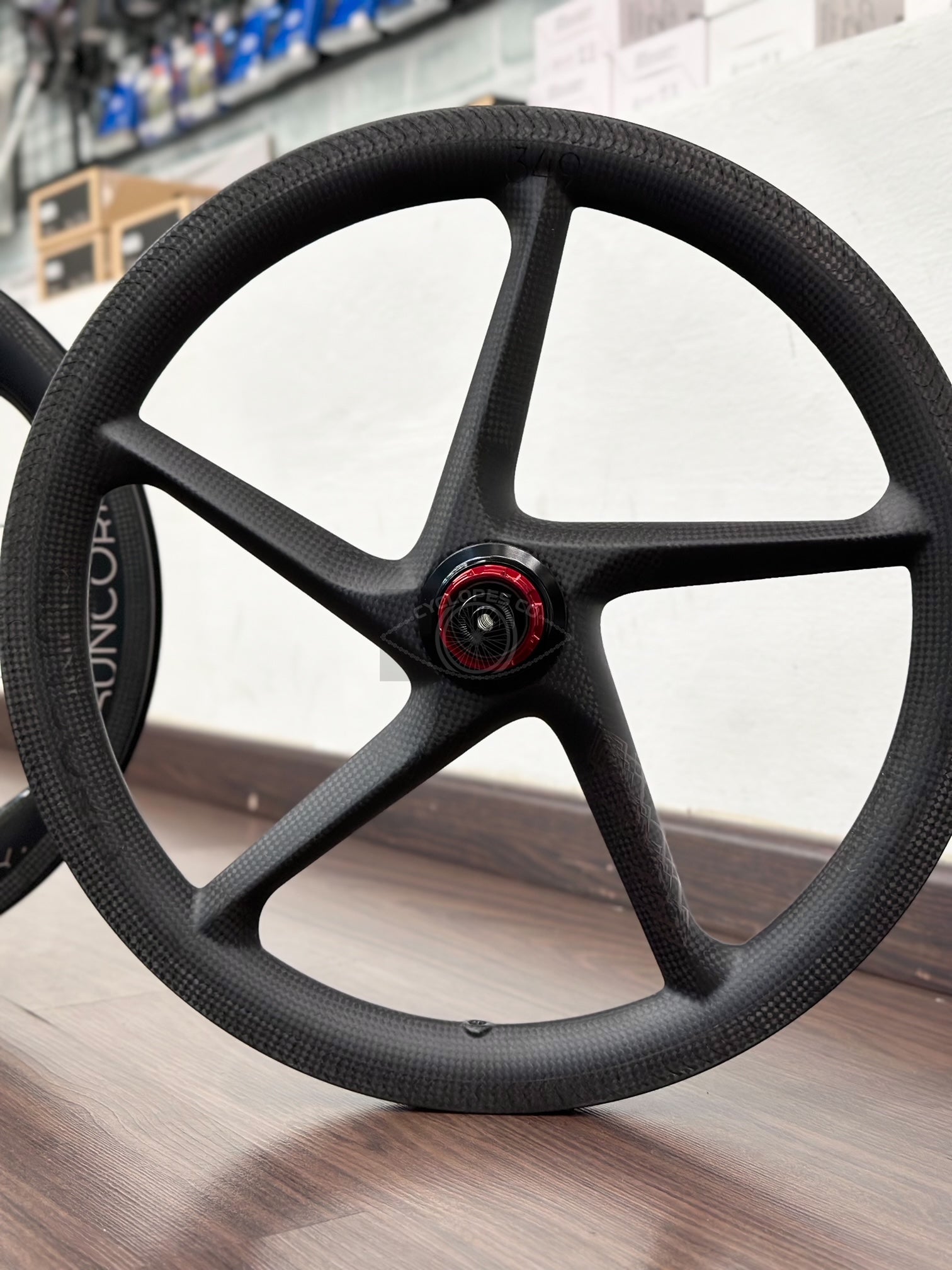 Suncord 7 speed Carbon Rim Wheelset for Brompton