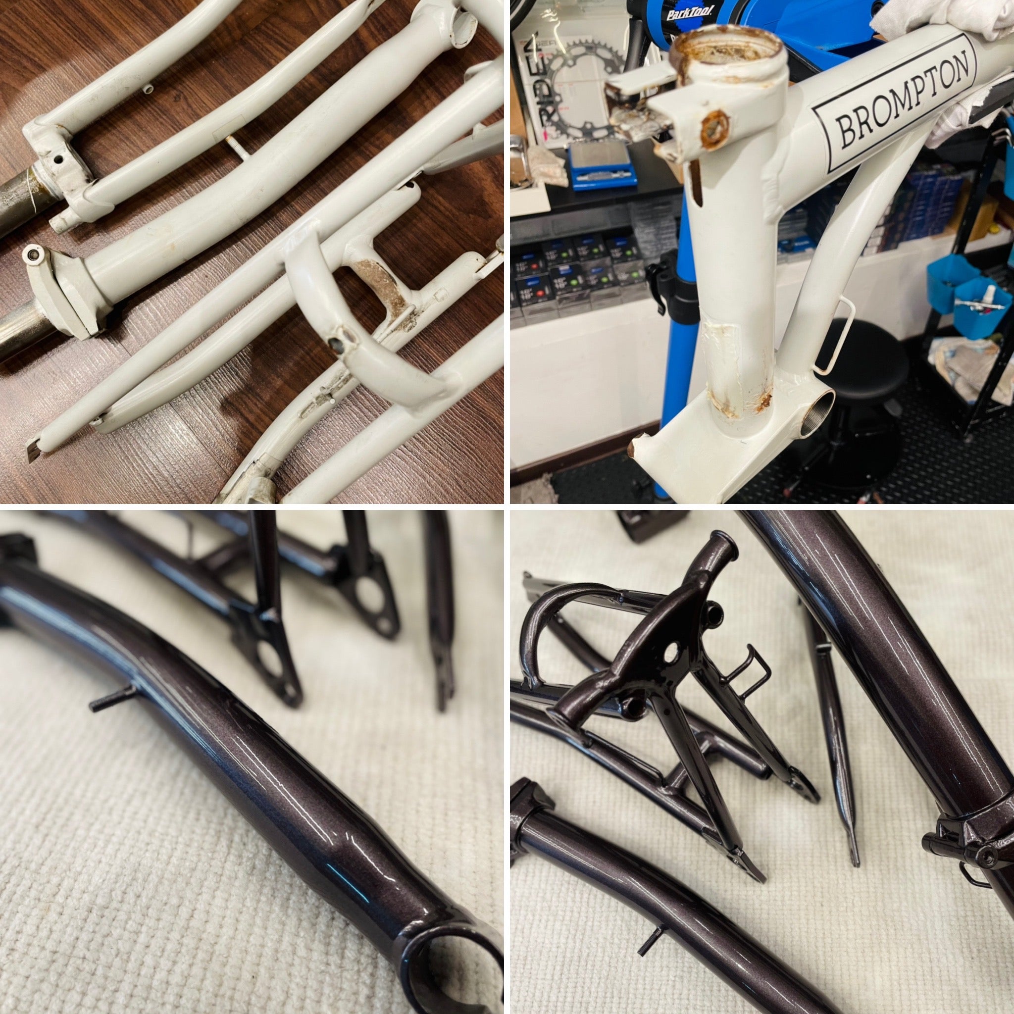 Revamp Your Brompton with Automotive Grade Spray Paint Services Cyclopes Co