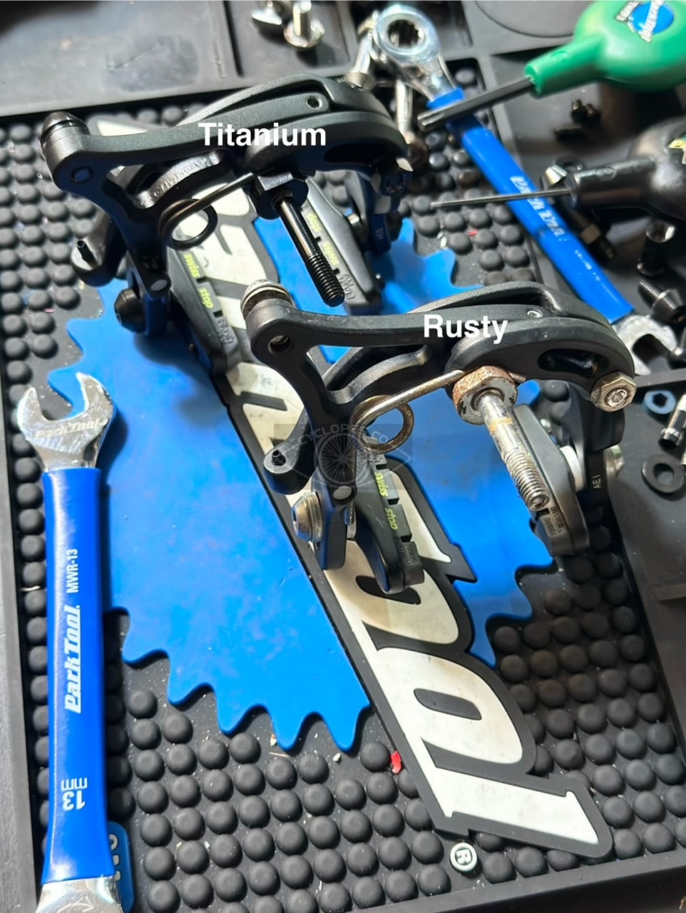 Brompton Brake Caliper Titanium Bolt Set