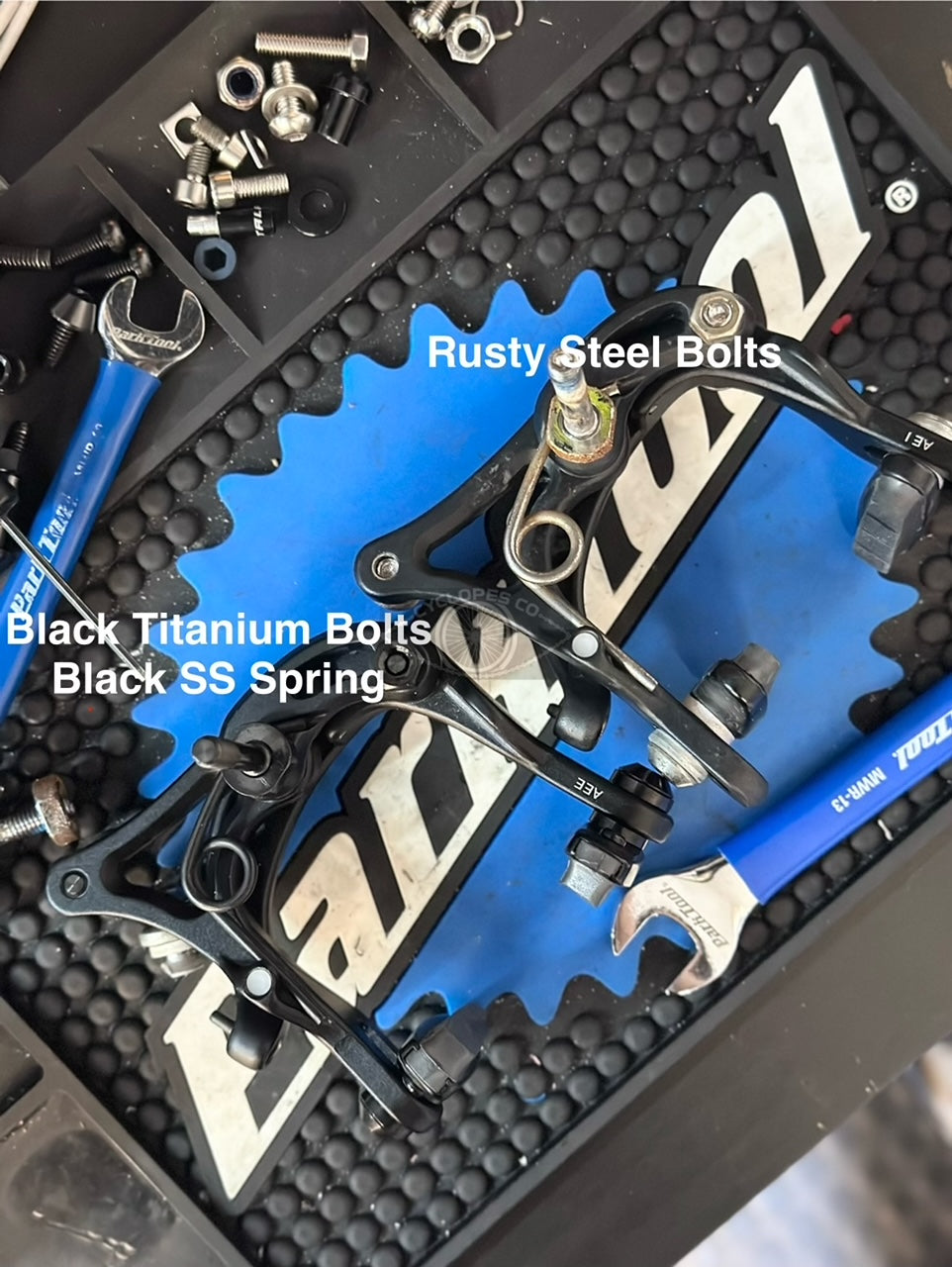 Brompton Brake Caliper Titanium Bolt Set