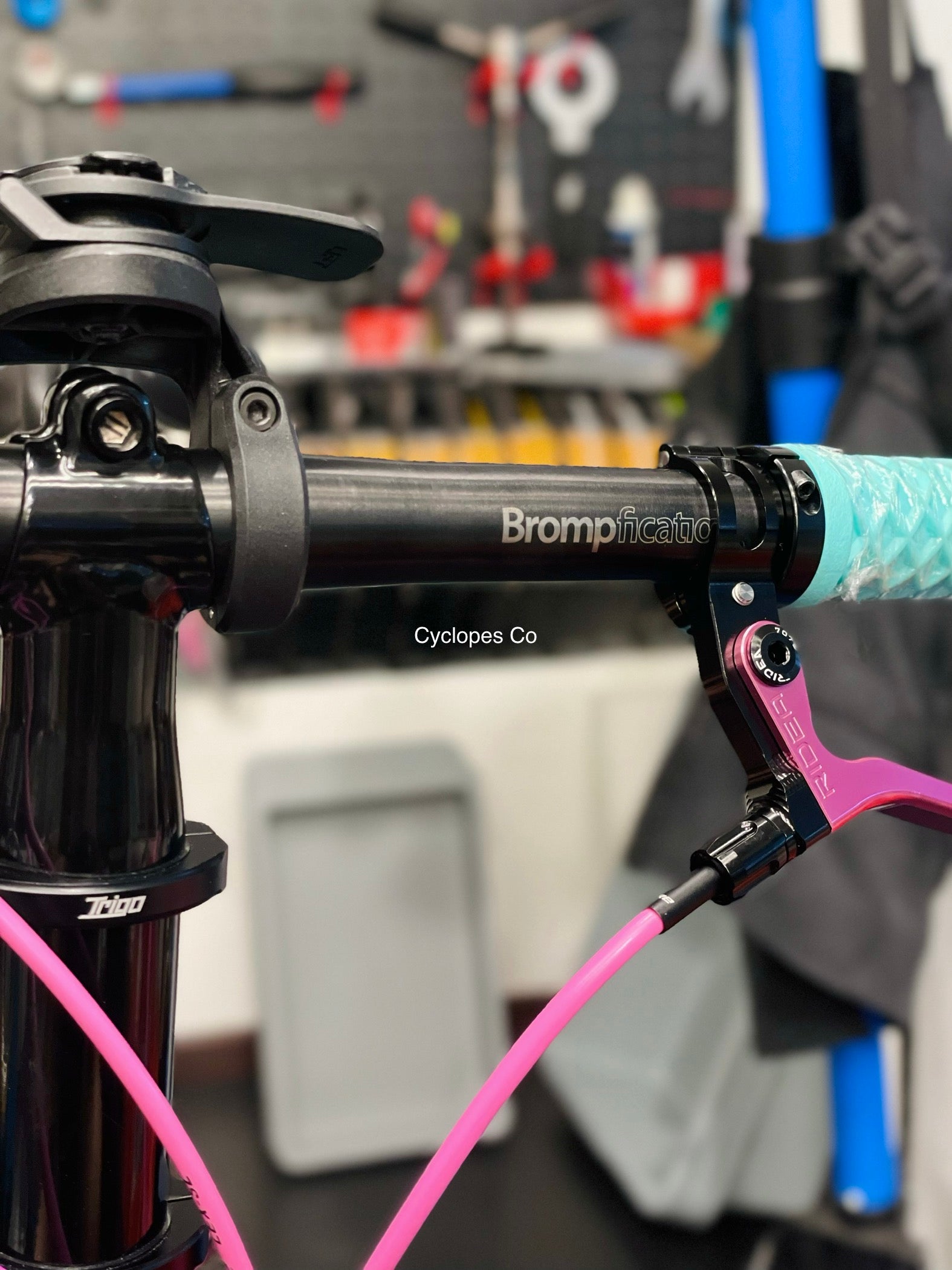 Brompfication Titanium Handlebar