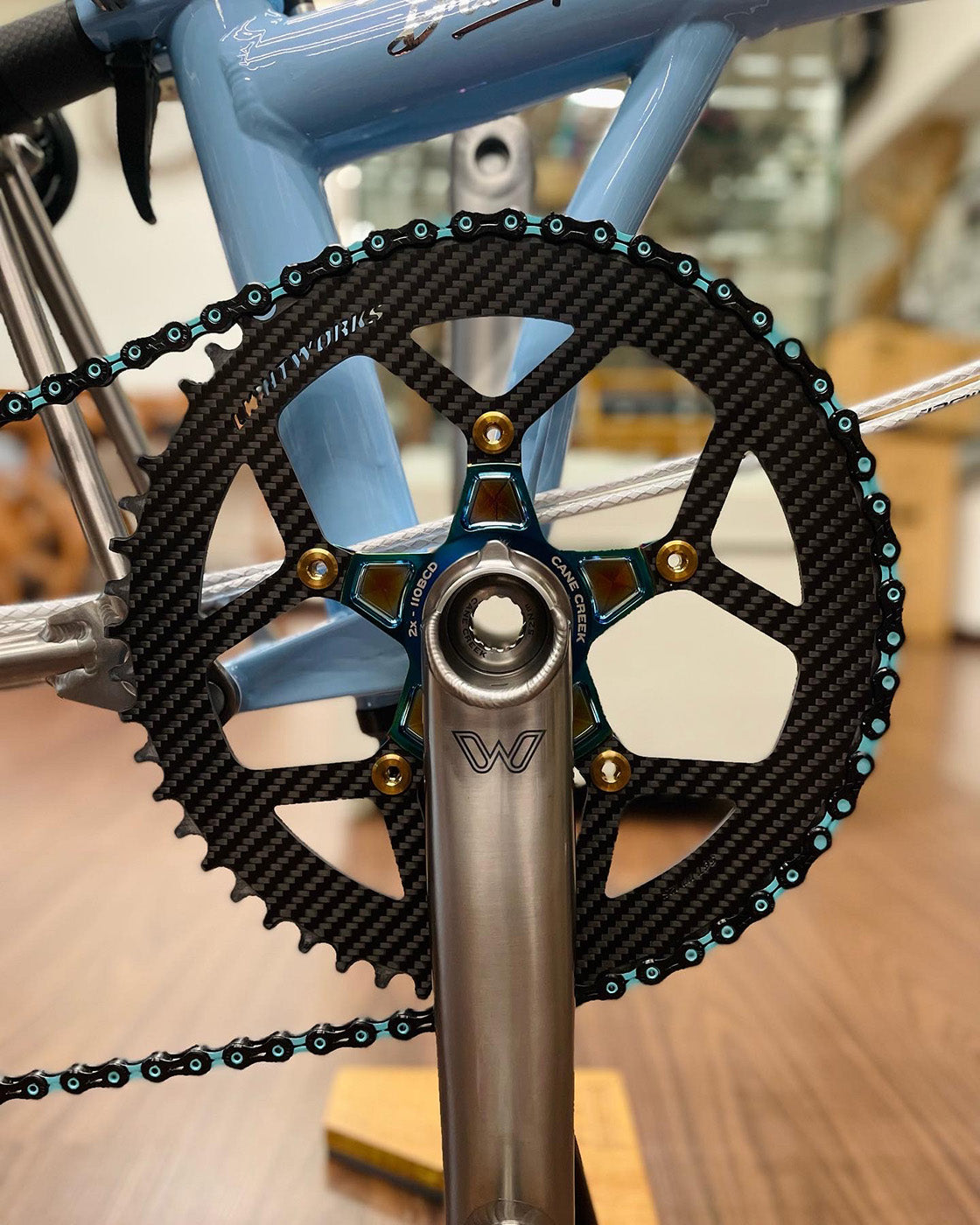 Wolftooth チェーンリング+Cane Creek スパイダー Chainring Spiders | 1x and 2x Bicycle Drivetrains, Shimano GRX