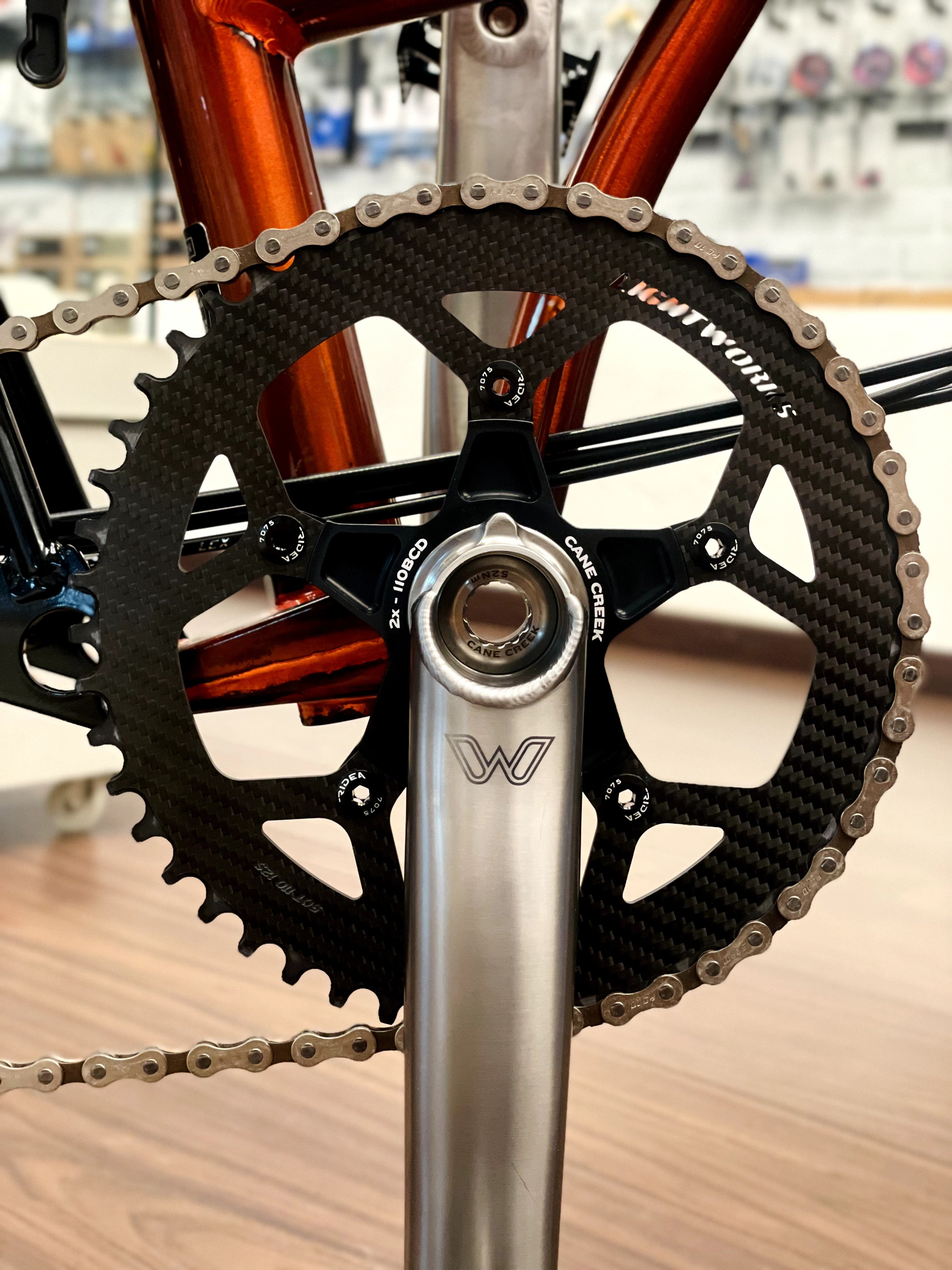 Wolftooth チェーンリング+Cane Creek スパイダー Direct Mount Chainrings for Cane Creek and SRAM Cranks for Shimano