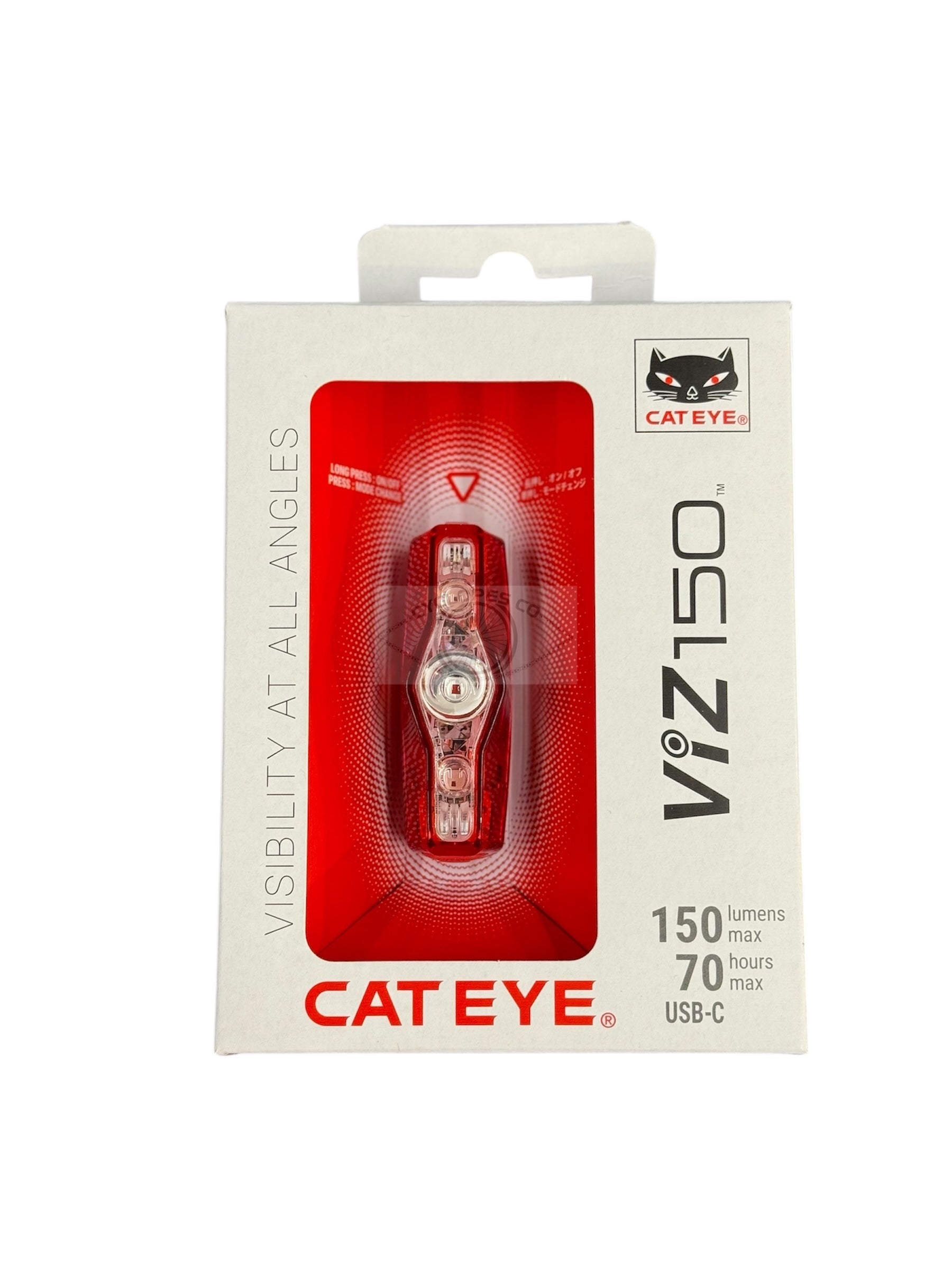 Cateye VIZ150 TL-800N Rear Light USB C