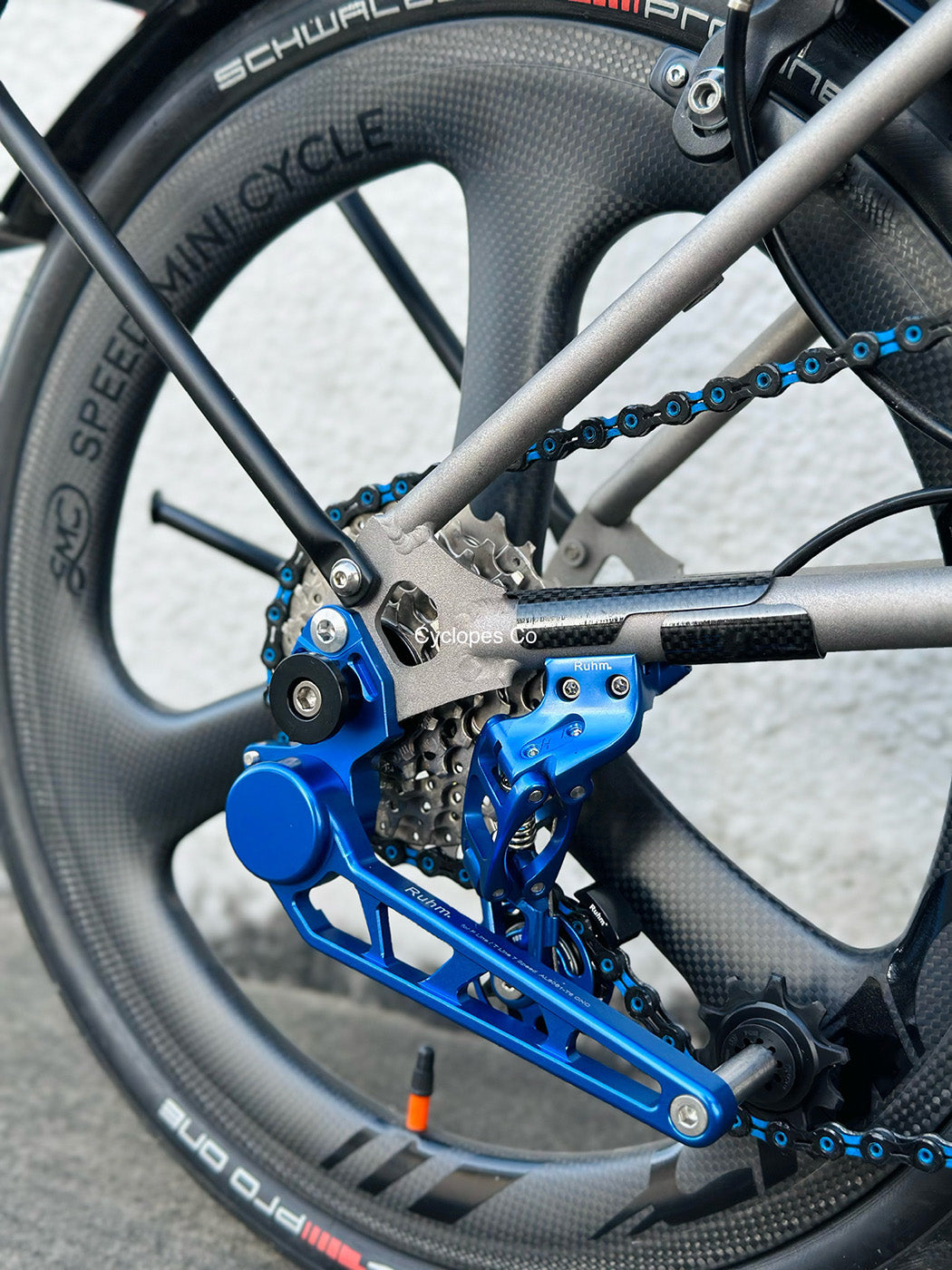 RUHM External 7 Speed Derailleur Kit for Brompton