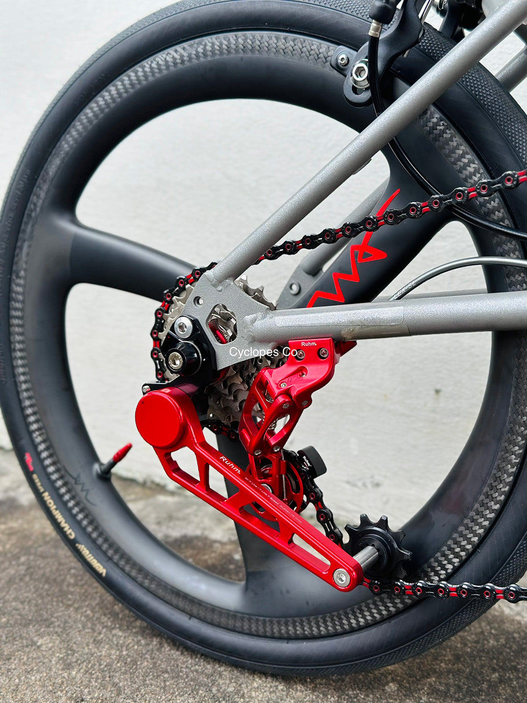 RUHM External 7 Speed Derailleur Kit for Brompton