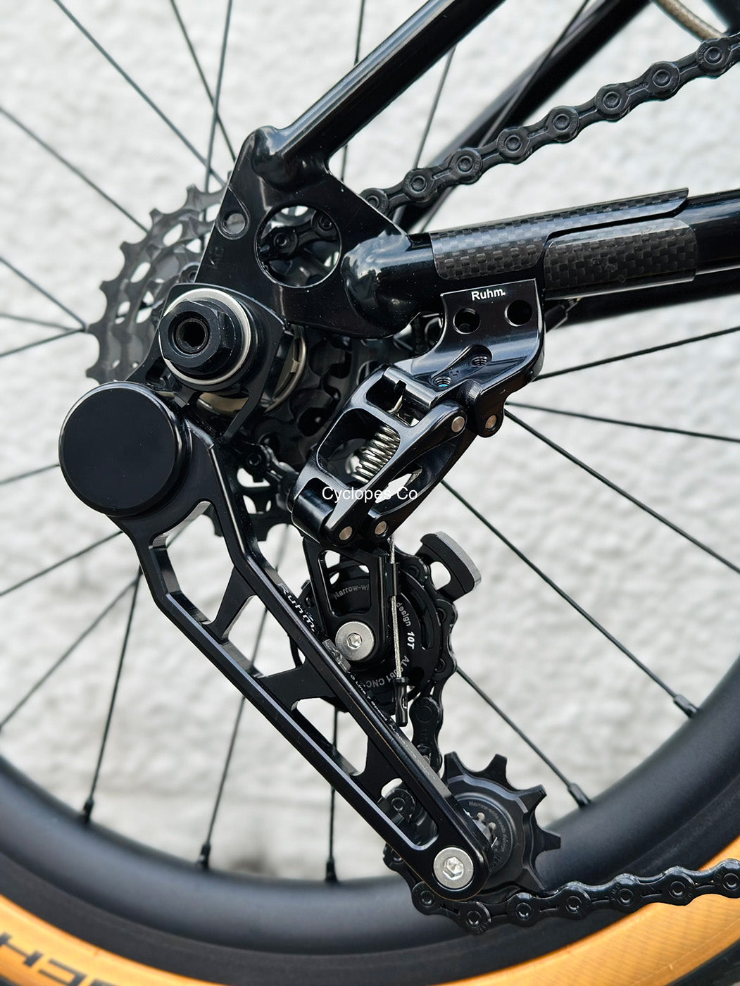 RUHM External 7 Speed Derailleur Kit for Brompton
