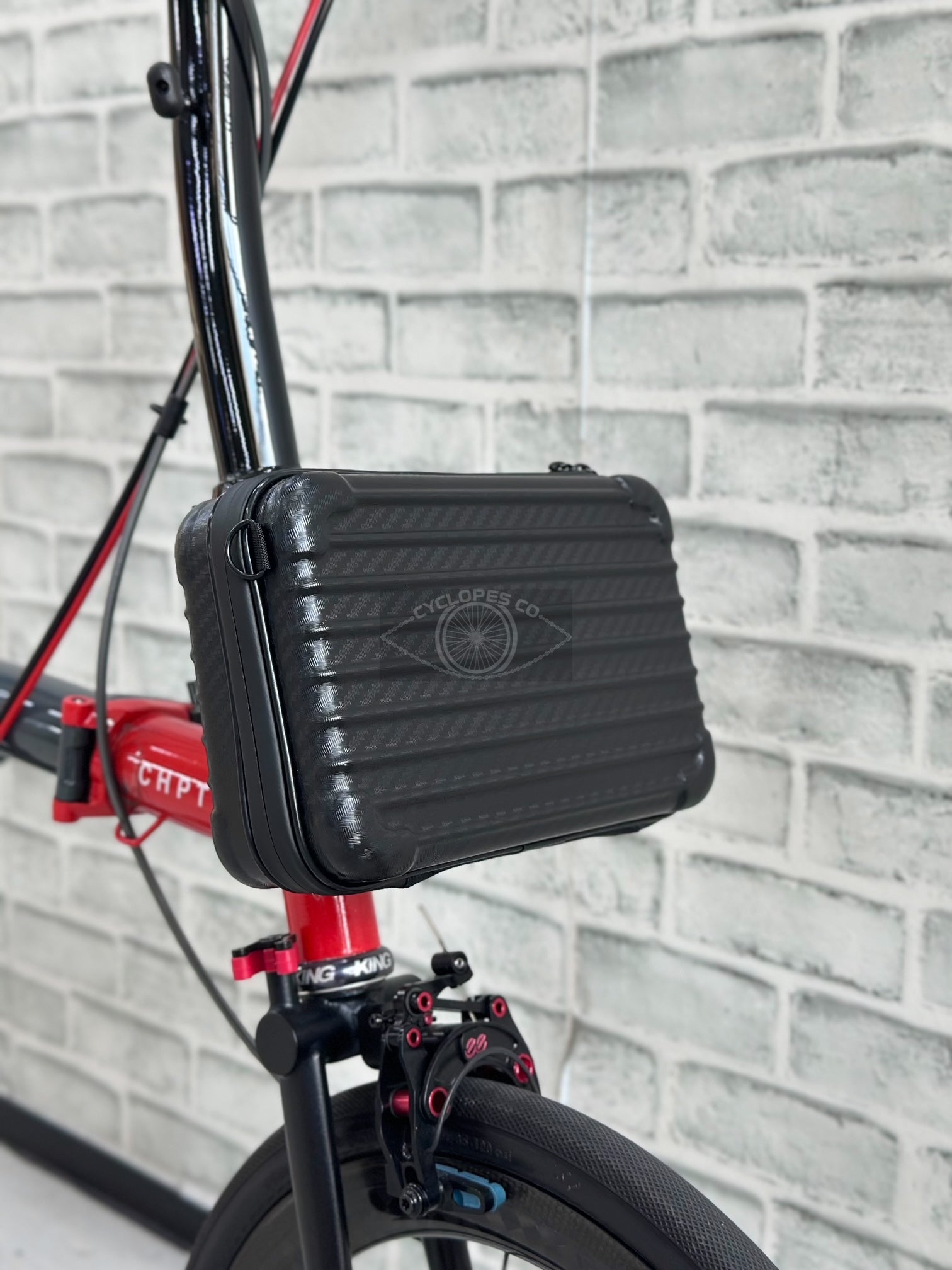 Trigo Front Mini Luggage Carbon 2408
